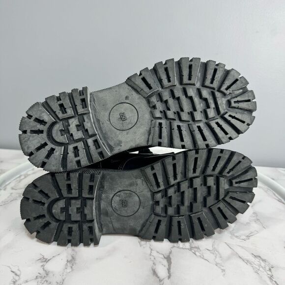 Lily Women’s Glossy Combat Boots sz 7 (Japan 250) NEW #K154 - Picture 8 of 8